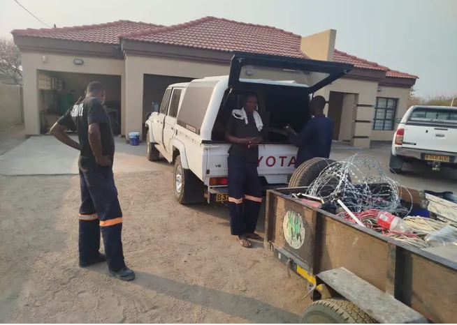 Installation Team at Work